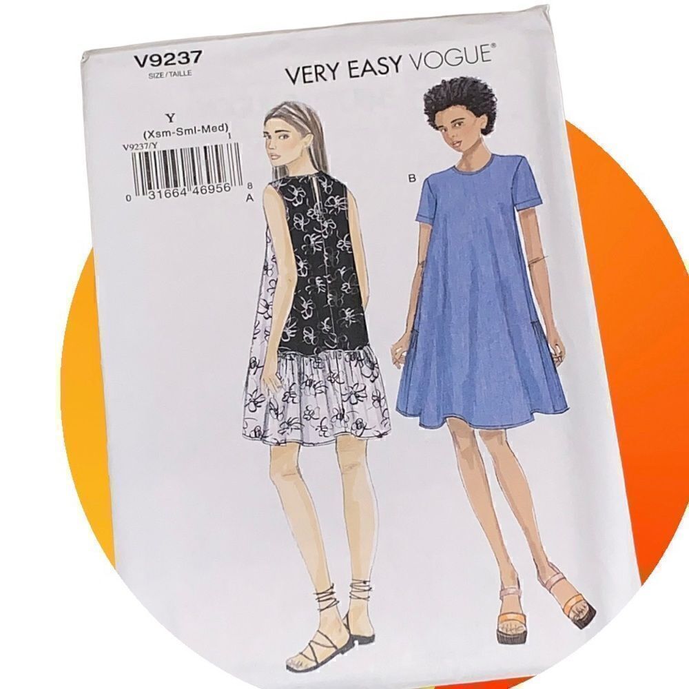 Vogue size 6 women's dress sewing pattern